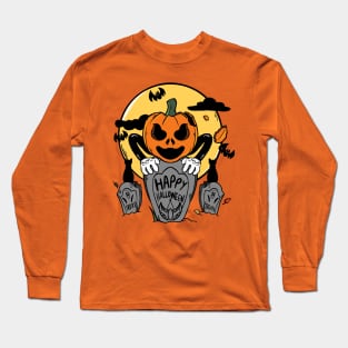 Halloween Pumpkin Long Sleeve T-Shirt